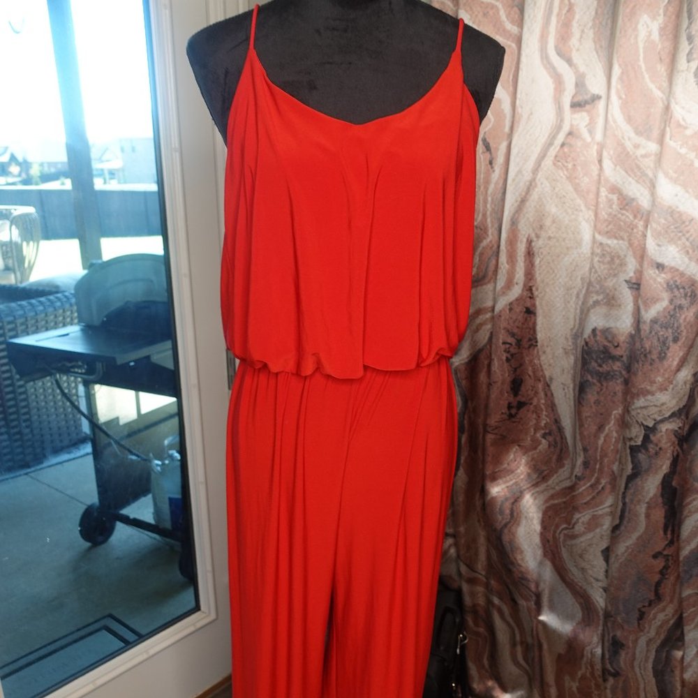 Red jumpsuit